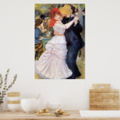Poster Danse à Bougival - Renoir Impressionniste Peinture (Cuisine)