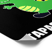 Poster Danse à claquettes -tapasaurus Rex-dinosaure cadea (Coin)