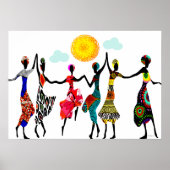 Poster Danse africaine de louanges (Devant)