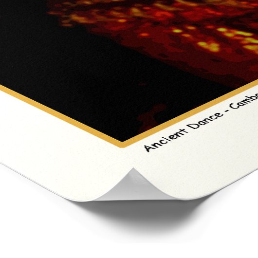 Poster Danse ancienne - Cambodge (Coin)