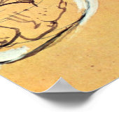 Poster Danse au chocolat par Toulouse-Lautrec (Coin)