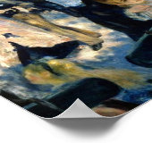 Poster Danse au Moulin de la Galette par Renoir (Coin)