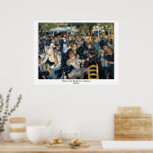 Poster Danse au Moulin de la Galette par Renoir (Cuisine)
