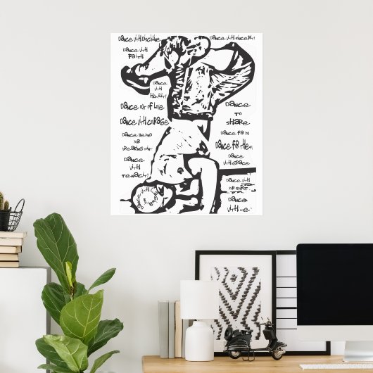 Poster Danse avec Esprit (Bureau à domicile)