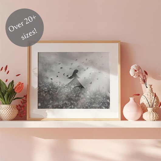 Poster Danse avec les oiseaux II