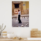 Poster Danse avec les pigeons (Cuisine)