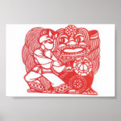 Poster Danse avec lion (Devant)