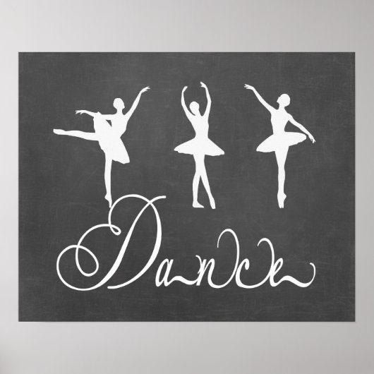 Poster Danse Ballet Motivationnel (Devant)