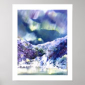 Poster Danse Borealis en Alaska (Devant)