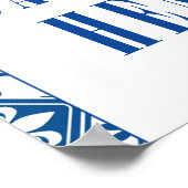 Poster Danse Bougainvillier de la Reine Accueil de la fêt (Coin)