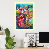 Poster DANSE CARNIVALE Vénétie Masquerade Ball (Bureau à domicile)