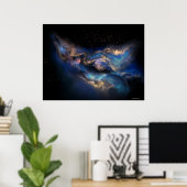 Poster Danse céleste (Bureau à domicile)