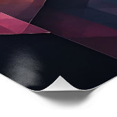 Poster Danse Chromatique Moderne (Coin)