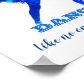 Poster Danse Comme personne ne regarde Abstrait (Coin)