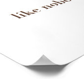 Poster Danse comme personne ne regarde Carlin Girl (Coin)