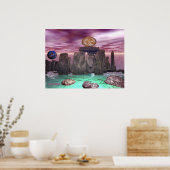 Poster Danse cosmique 3 (Cuisine)