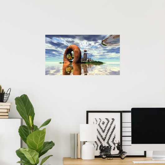 Poster Danse cosmique 4 (Bureau à domicile)