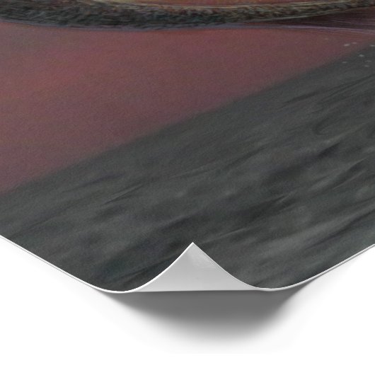 Poster Danse coucher de soleil (Coin)