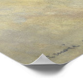 Poster Danse country par Pierre-Auguste Renoir (Coin)