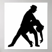 Poster Danse couple tango (Devant)