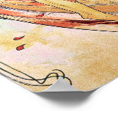 Poster Danse d'Alphonse Mucha (Coin)