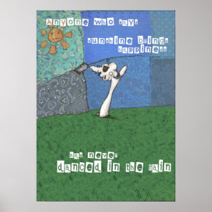 Poster Danse dans la pluie