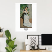 Poster Danse dans la ville de Pierre-Auguste Renoir (1883 (Bureau à domicile)