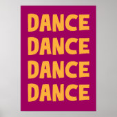 Poster Danse dansante (Devant)