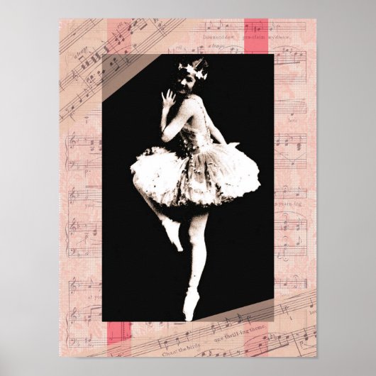Poster Danse de Ballerina (Devant)