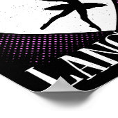 Poster Danse De Ballet La Danse Est Ma Langue D'Amour (Coin)