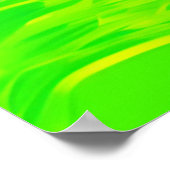 Poster Danse de bulle de néon électrique (Coin)