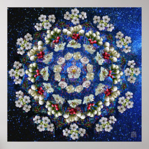 Poster Danse de fleur