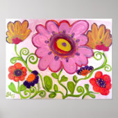 Poster danse de fleurs (Devant)