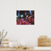 Poster Danse de foule enthousiaste (Cuisine)