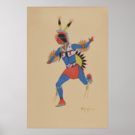 Poster Danse de guerre (ou Le Coureur) (Devant)