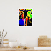 Poster Danse de la boue tribale (Cuisine)