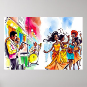 Poster Danse de la joie