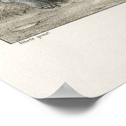 Poster Danse de la mort - Le Chevalier (Coin)