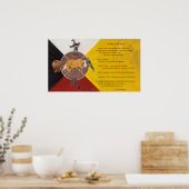 Poster Danse de la Terre par Kim McElroy (Cuisine)