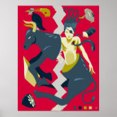 Poster Danse de la vache (Devant)