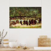 Poster Danse de l'ours par William Holbrook Beard (Cuisine)