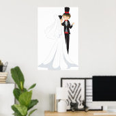 Poster Danse De Mariée Et De Pièce (Bureau à domicile)