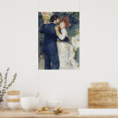 Poster Danse de Pays - Renoir Impressionniste peinture (Cuisine)