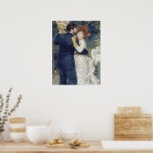 Poster Danse de Pays - Renoir Impressionniste peinture (Cuisine)