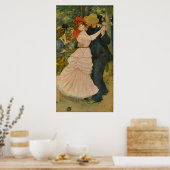 Poster Danse de Pierre-Auguste Renoir à Bougival (1883) (Cuisine)