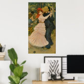 Poster Danse de Pierre-Auguste Renoir à Bougival (1883) (Bureau à domicile)