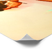 Poster Danse de rue, Vert/Jaune/Oranges, Non-Sil (Coin)