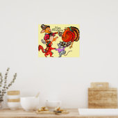 POSTER DANSE DE THANKSGIVING DE PETIT ANIMAL (Cuisine)