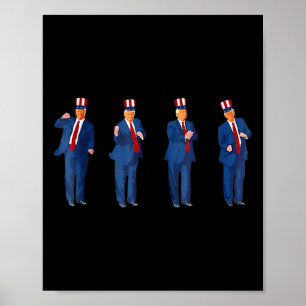 Poster Danse de Trump 4 juillet Trump 2025 _1