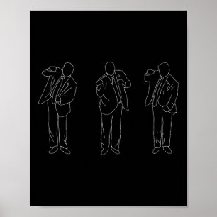 Poster Danse de Trump Drôle 